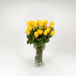 Miniatura de Rosas premium amarillas (25 tallos)