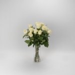 Miniatura de Rosas premium blancas (25 tallos)