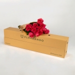 Miniatura de Rosas premium fucsias (25 tallos)